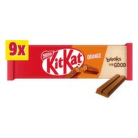 Nestle KitKat 2 Finger Orange Chocolate Biscuit Bar 9 Pack (20.7 g)