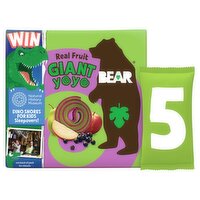 Bear Giant Yoyo Apple and Blackcurrant 5 Pack (100 g)
