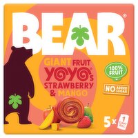 Bear Giant Yoyo Strawberry Mango 5 Pack (100 g)