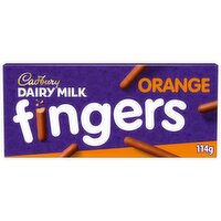 Cadbury Dairy Milk Orange Chocolate Fingers (114 g)