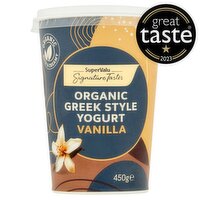 SuperValu Signature Tastes Organic Greek Style Vanilla Yogurt (450 g)