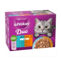 Whiskas Tasty Duo 1+ Surf & Turf In Jelly (85 g)