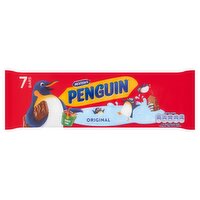 Mcvitie's Penguin Original Chocolate Bar 7 Pack (24.6 g)