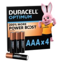 Duracell Optimum AAA (4 Piece)