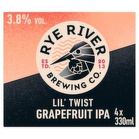 Rye River Lil' Twist Grapefruit Ipa Cans 4 Pack (330 ml)
