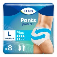 Tena Incontinence Pants Plus Large (8 Piece)