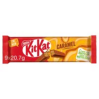 Nestle KitKat 2 Finger Caramel Biscuit Bar 9 Pack (20.7 g)