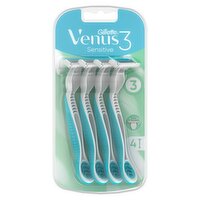 Gillette Venus 3 Sensitive Disposable Razors 4 Pack (1 Piece)