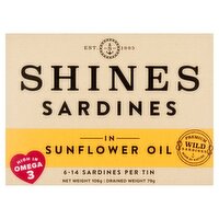 Shines Irish Sardines In Sunflower Oil (106 g)