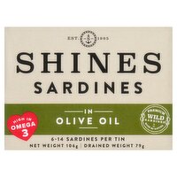 Shines Irish Sardines In Olive Oil (106 g)