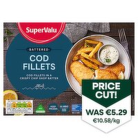 SuperValu Codfillets Battered (500 g)