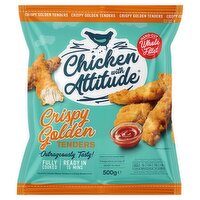 Chicken With Attitude, Crispy Golden Tenders (500 g)