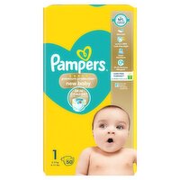 Pampers New Baby Size 1 Nappies (50 Piece)