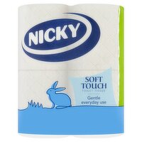 Nicky Soft Touch Toilet Tissue (4 Roll)