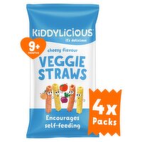 Kiddylicious Cheesy Straws Mp 4x4x1 (40 g)