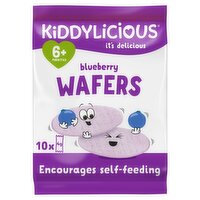 Kiddylicious Wafers Blueberry Mbag 4x10 (10 g)