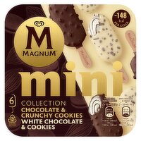 Magnum Mini Cookie Mania Ice cream 6 Pack  (330 ml)