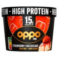 Oppo Pro Strawberry Cheesecake High Protein Ice Cream Tub (240 ml)