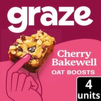 Graze Cherry Bakewell Oat Boosts Bars 4 Pack (120 g)