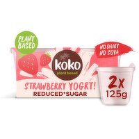 Koko Strawberry Yogurt Alternative 2 Pack (250 g)