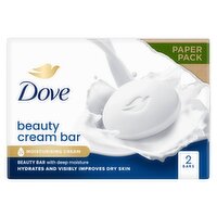 Dove Beauty Cream Soap Bar 2 Pack (90 g)