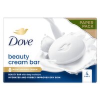 Dove Beauty Cream Soap Bar 4 Pack (90 g)