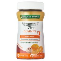 Nature's Bounty Vitamin C & Zinc Gummies history (60 g)