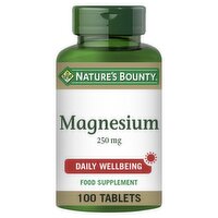 Nature's Bounty Magnesium 250mg (100 g)