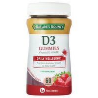 Nature's Bounty Vitamin D3 Gummies (60 g)