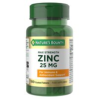 Nature's Bounty Max Strength Zinc 25mg (100 g)