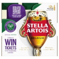 Stella Artois Beer Bottle 12 Pack (330 ml)