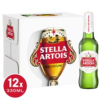 Stella Artois Beer Bottle 12 Pack (330 ml)