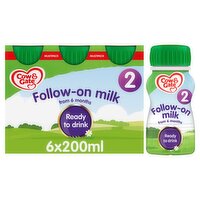 Cow & Gate Follow On Milk 6 Pack (200 ml)