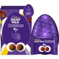 Cadbury Dairy Milk Buttons Easter Egg (190 g)