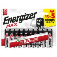 Energizer Max Alk 15+5 Free (20 Piece)