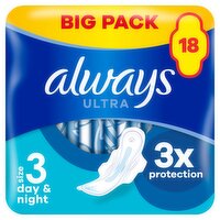 Always Ultra Duo Pads Night (18 Piece)