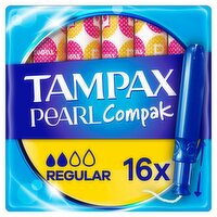 Tampax Compak Pearl Regular (16 Piece)