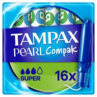 Tampax Compak Pearl Super (16 Piece)