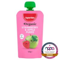 SuperValu Strawberry & Apple Fruit Pouch (120 g)