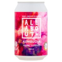 All About Raspberry Organic Kombucha Can (330 ml)