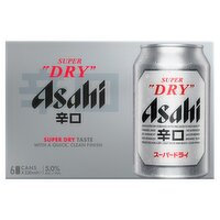 Asahi Super Dry 5% 6 Pack (330 ml)