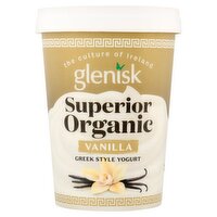 Glenisk Superior Organic Vanilla Greek Style Yogurt (450 g)