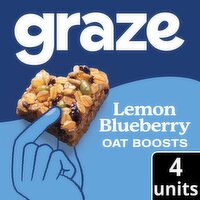 Graze Lemon Blueberry Oat Boosts Bar 4 Pack (30 g)