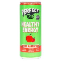 Perfect Ted Apple Raspberry Green Tea Energy Drink Can (250 ml)