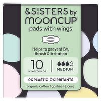 Sisters Pads with Wings Medium  (10 Piece)