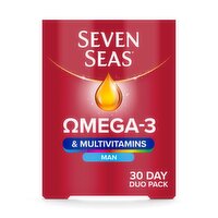 Seven Seas Omega 3 Multivitamins Man 30+30 Caps (60 Piece)