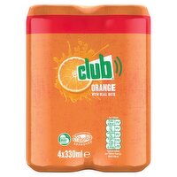 Club Orange Can 4 Pack (330 ml)