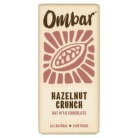 Ombar Oat M'lk Hazelnut Chocolate Bar (70 g)