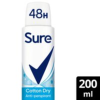 Sure Cotton Dry 48 Hour Antiperspirant Deodorant Spray (200 ml)