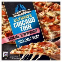 Chicago Town Crispy Chicago Thin Sausage & Pepperoni (431 g)